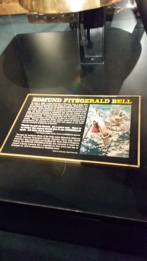 Caption for the Edmund Fitzgerald bell